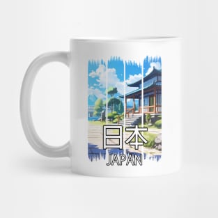 Japanese Temple Landscape – Anime Shirt Mug